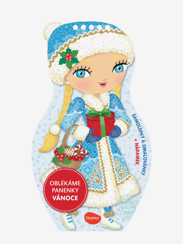 ELLA & MAX Öltöztetjük a babákat KARÁCSONY – Kifestőkönyv