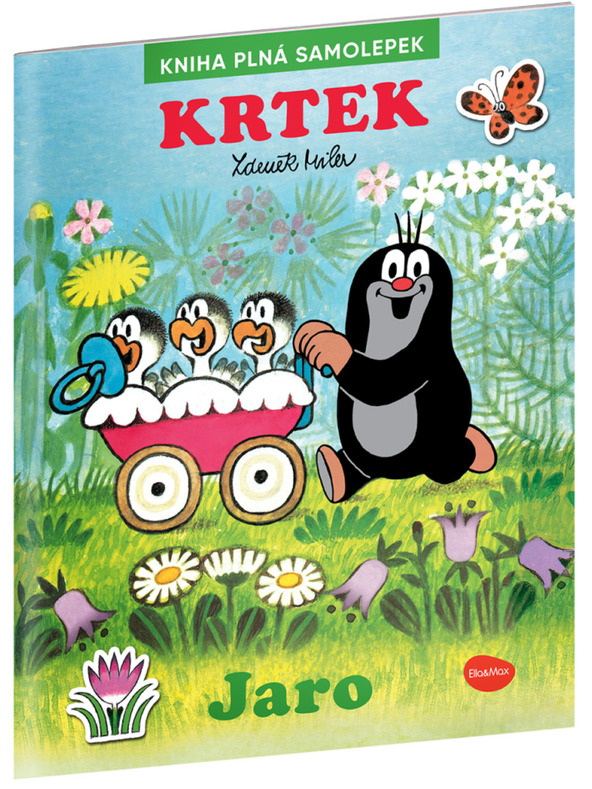 ELLA & MAX KISVAKOND és a TAVASZ - Matricás könyv