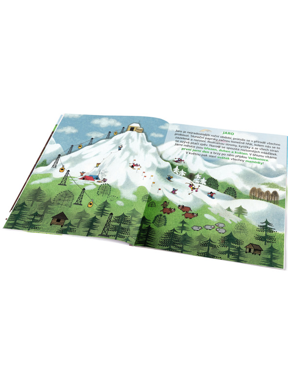 ELLA & MAX KISVAKOND és a TAVASZ - Matricás könyv