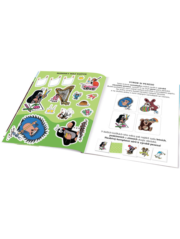 ELLA & MAX KISVAKOND és a TAVASZ - Matricás könyv