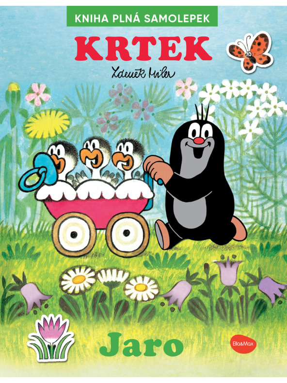 ELLA & MAX KISVAKOND és a TAVASZ - Matricás könyv