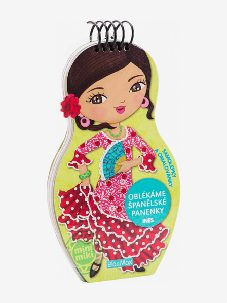 ELLA & MAX Spanyol Ines baba öltöztetése - kifestőkönyv