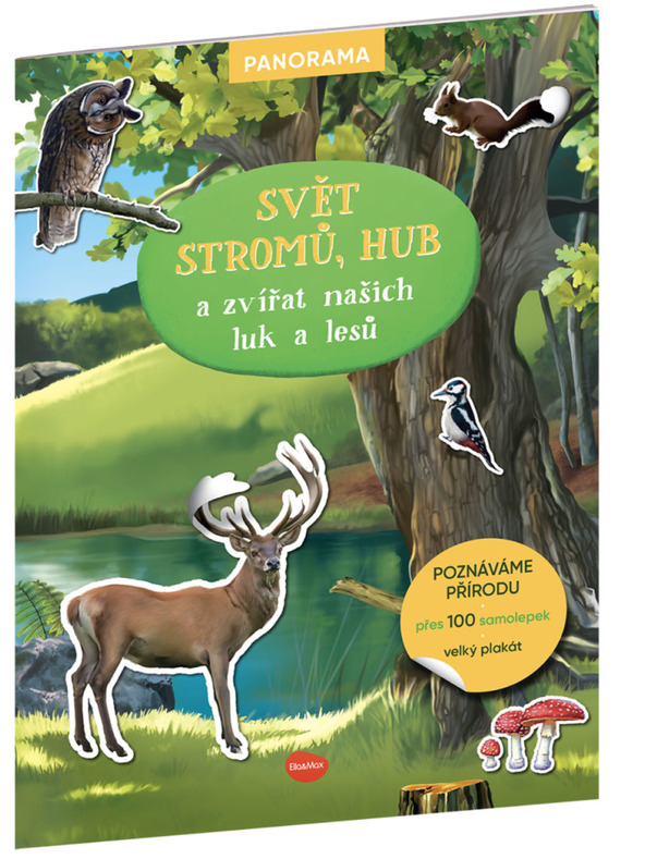 ELLA & MAX A FÁK, GOMBÁK ÉS AZ ERDŐK ÁLLATAI VILÁGA - Könyv poszterrel és matricákkal