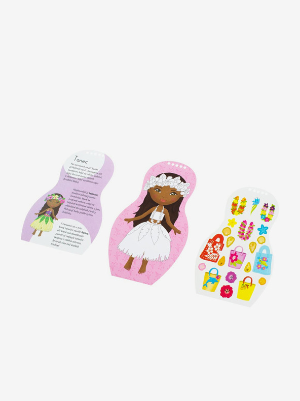 ELLA & MAX Tahiti Mohea babák öltöztetése - kifestőkönyv