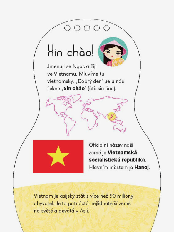 ELLA & MAX Vietnámi babák felöltöztetése NGOC - Színezőkönyv