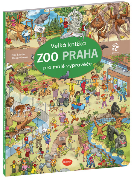 ELLA & MAX Nagy könyv ZOO PRAHA a kis mesemondóknak