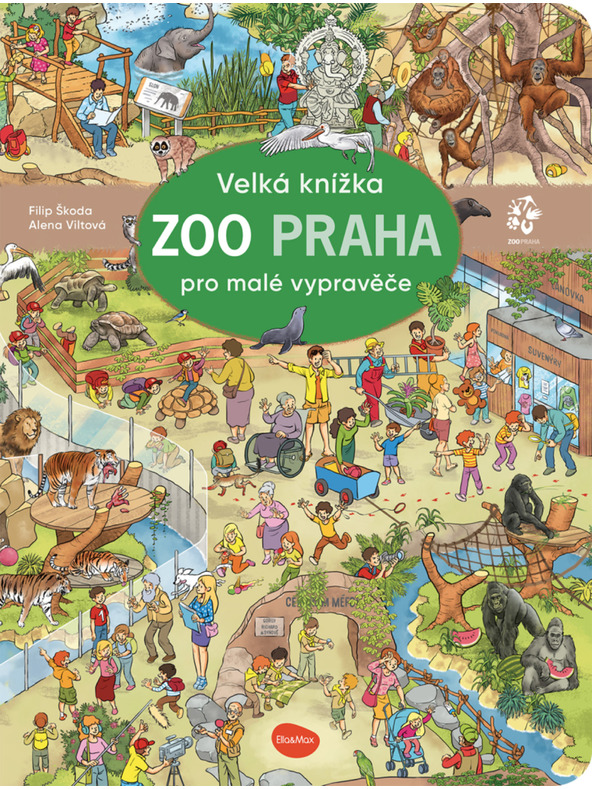 ELLA & MAX Nagy könyv ZOO PRAHA a kis mesemondóknak