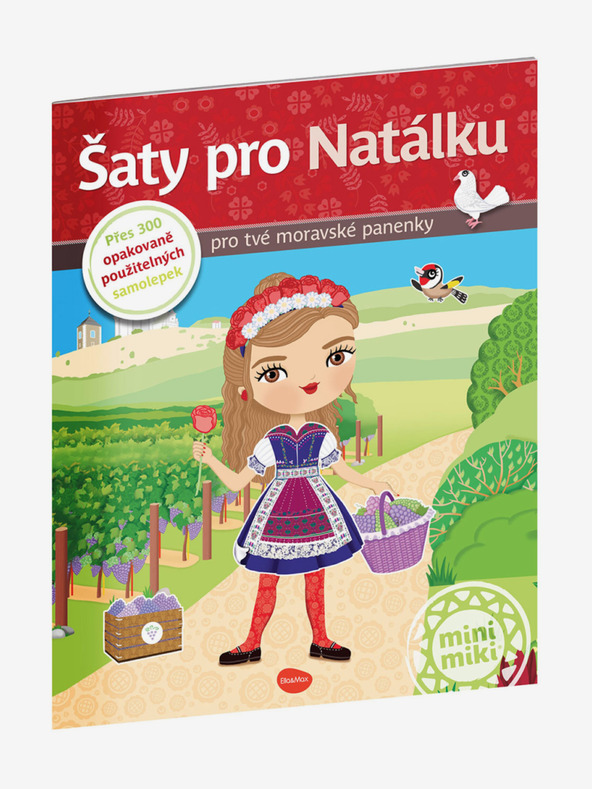 ELLA & MAX Ruha NATÁLKA részére - Matricás könyv