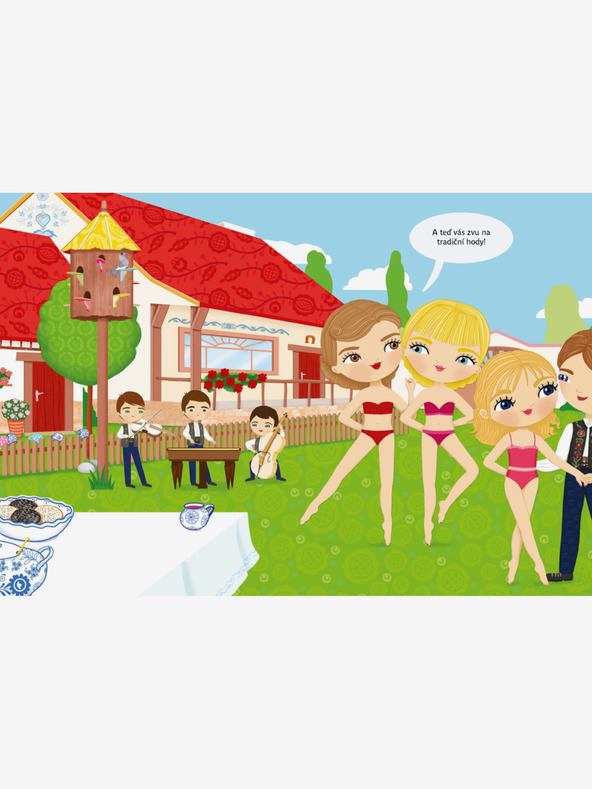 ELLA & MAX Ruha NATÁLKA részére - Matricás könyv