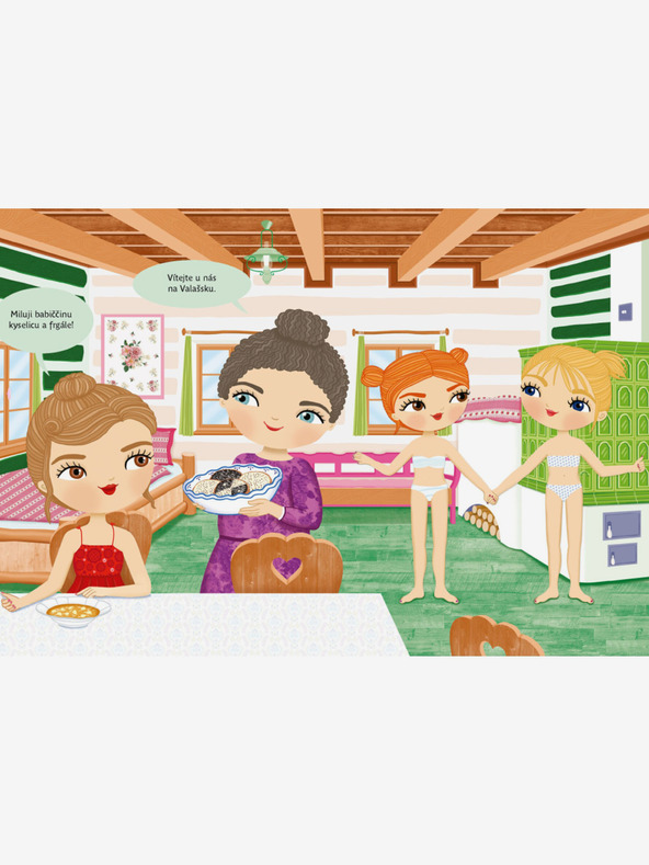 ELLA & MAX Ruha NATÁLKA részére - Matricás könyv