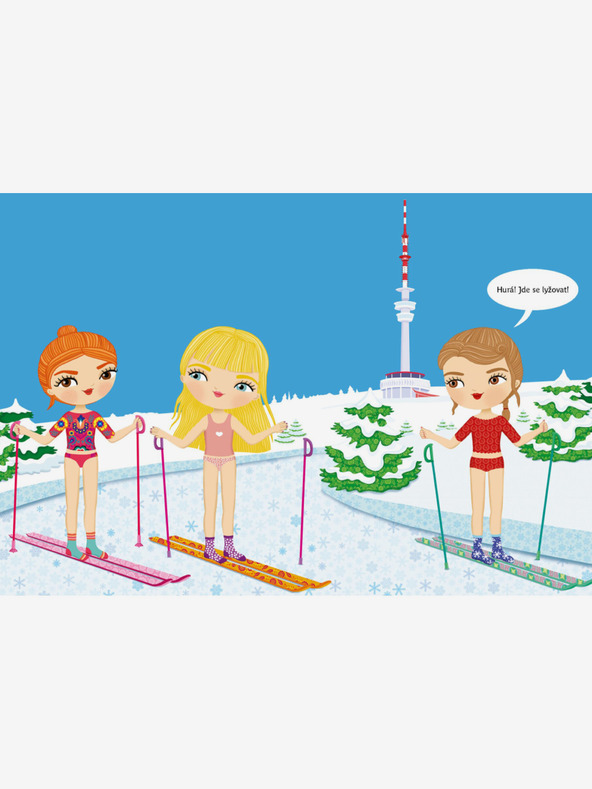 ELLA & MAX Ruha NATÁLKA részére - Matricás könyv