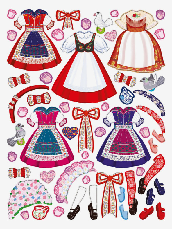 ELLA & MAX Ruha NATÁLKA részére - Matricás könyv