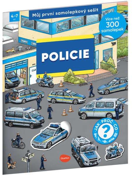 ELLA & MAX Az első matricás könyvem - POLICE