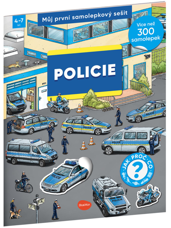 ELLA & MAX Az első matricás könyvem - POLICE