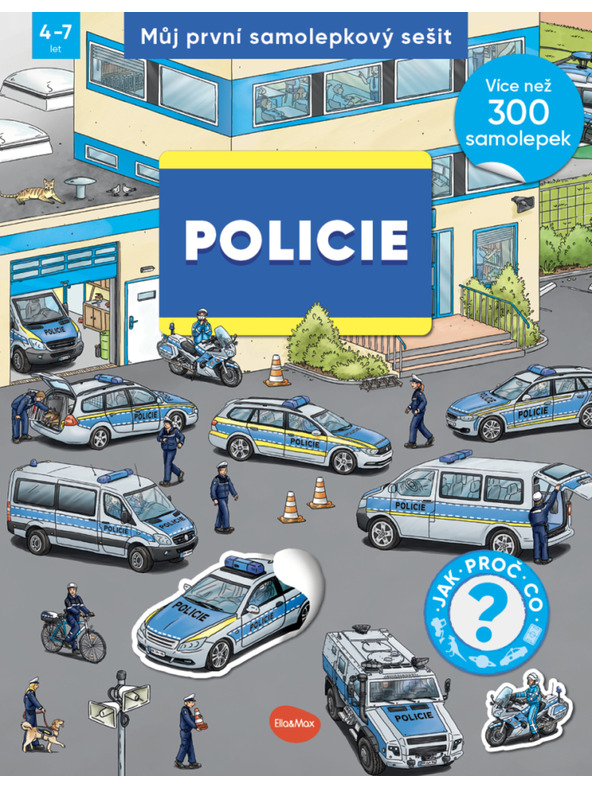 ELLA & MAX Az első matricás könyvem - POLICE