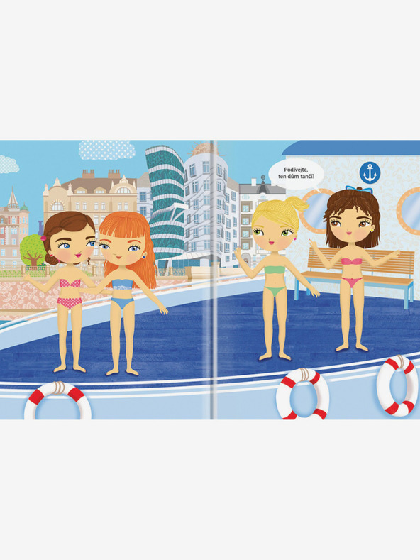 ELLA & MAX Ruha ANIČKA részére - Matricás könyv