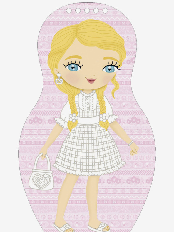 ELLA & MAX Német HANNA babák öltöztetése - Színezőkönyv