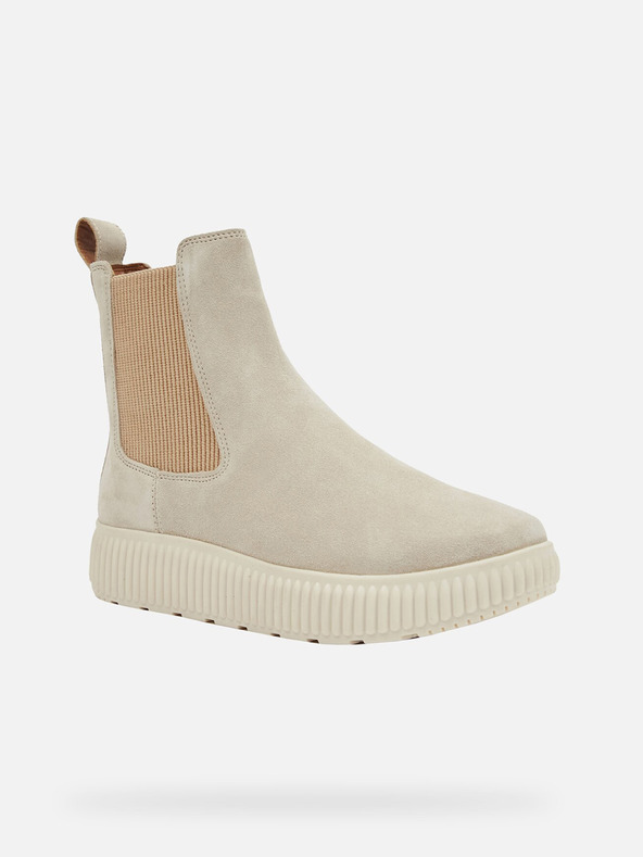 Geox Bézs női bokacsizma Geox Graisy