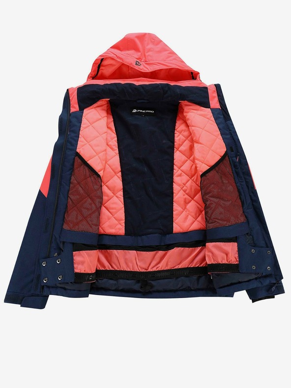 ALPINE PRO Narancssárga és kék női Alpine Pro SARDARA 5 síelős dzseki