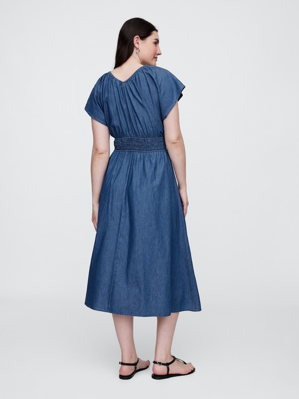 GAP Chambray maxi ruha zsebekkel Americana GAP