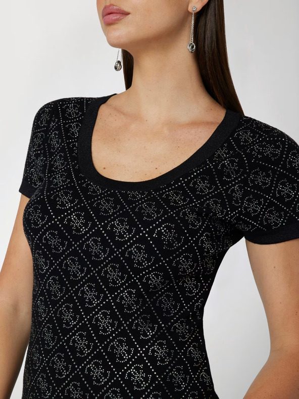 Guess Fekete női kötött rövid ruha Guess