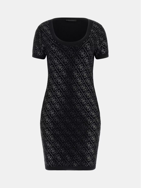 Guess Fekete női kötött rövid ruha Guess