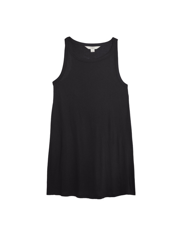 Marks & Spencer Jerseyből készült, áramló miniruha kivágott háttal Marks & Spencer fekete