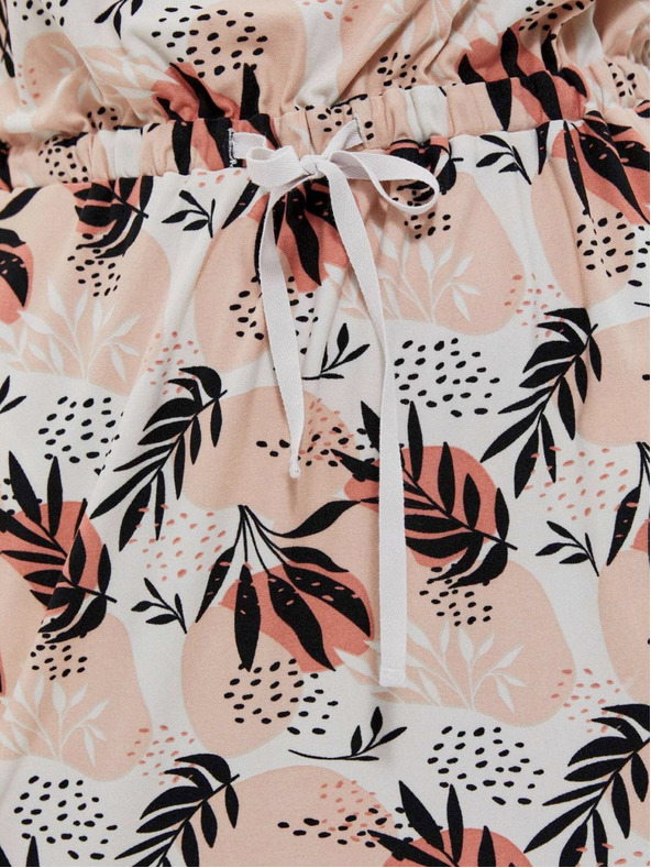 Moodo Bézs női mintás ruha Moodo