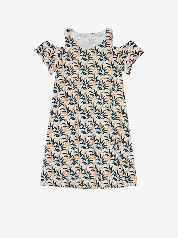 Moodo Fehér női mintás ruha Moodo