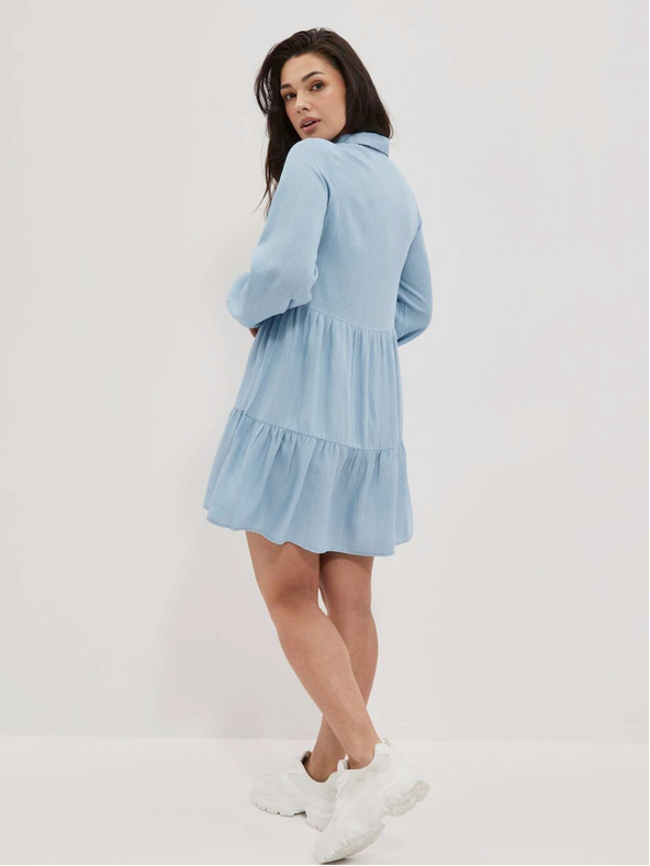 Moodo Világoskék női pólóruha Moodo