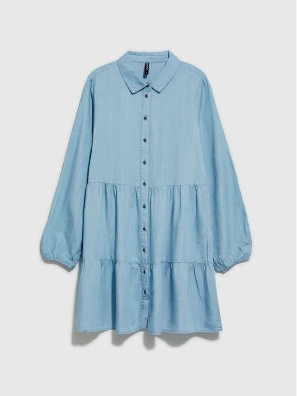 Moodo Világoskék női pólóruha Moodo