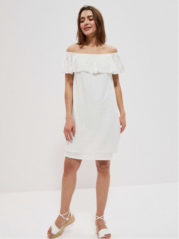 Moodo Fehér női ruha Moodo