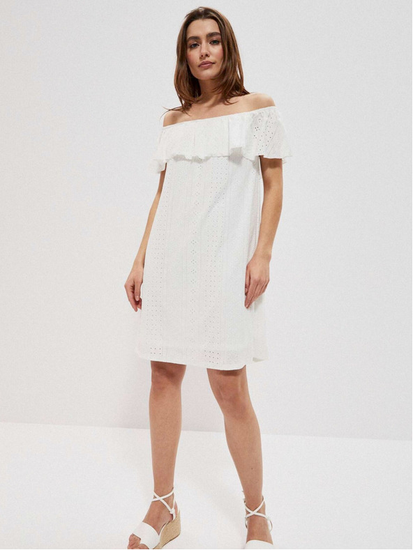 Moodo Fehér női ruha Moodo