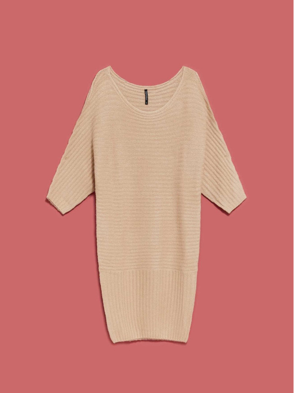 Moodo Bézs színű női Moodo ruha