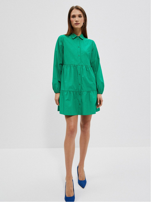 Moodo Zöld női póló ruha Moodo