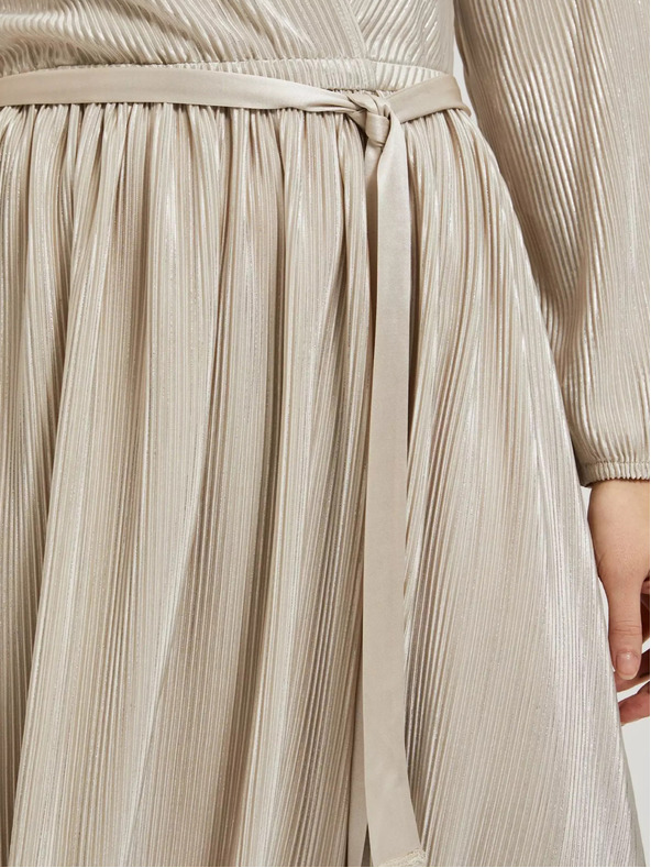 Moodo MOODO bézs színű női ruha