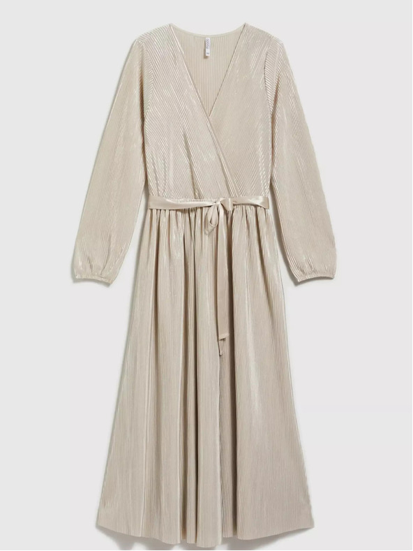 Moodo MOODO bézs színű női ruha