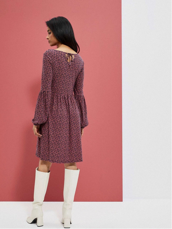 Moodo Rózsaszín női virágos ruha Moodo