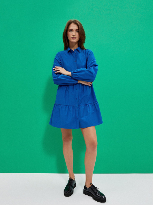 Moodo Kék női pólóruha Moodo