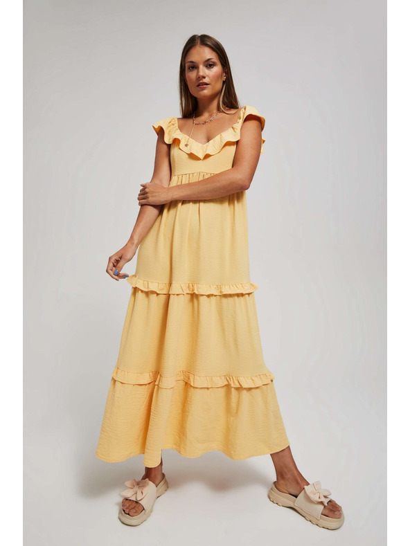 Moodo Sárga női ruha Moodo