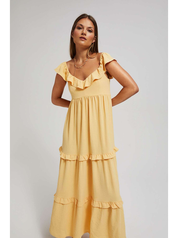 Moodo Sárga női ruha Moodo