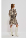 Moodo Barna és bézs színű női mintás ruha Moodo