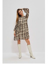 Moodo Barna és bézs színű női mintás ruha Moodo