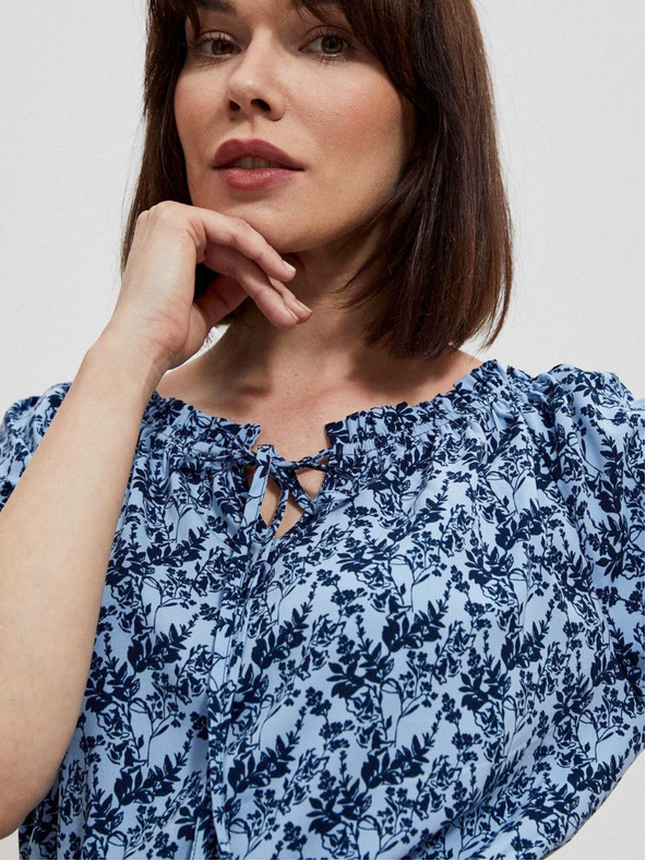 Moodo Kék női virágos ruha Moodo