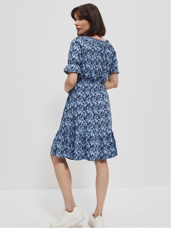 Moodo Kék női virágos ruha Moodo