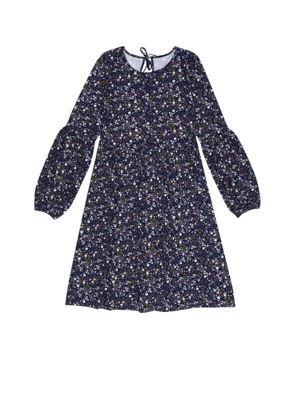 Moodo Sötétkék női virágos ruha Moodo