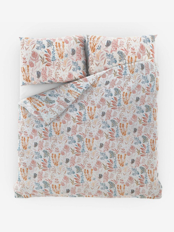 Kvalitex Luxury Collection szatén francia ágyneműhuzat 1+2, 220x200, 70x90cm Coral garden Kvalitex