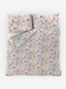Kvalitex Luxury Collection szatén francia ágyneműhuzat 1+2, 220x200, 70x90cm Coral garden Kvalitex