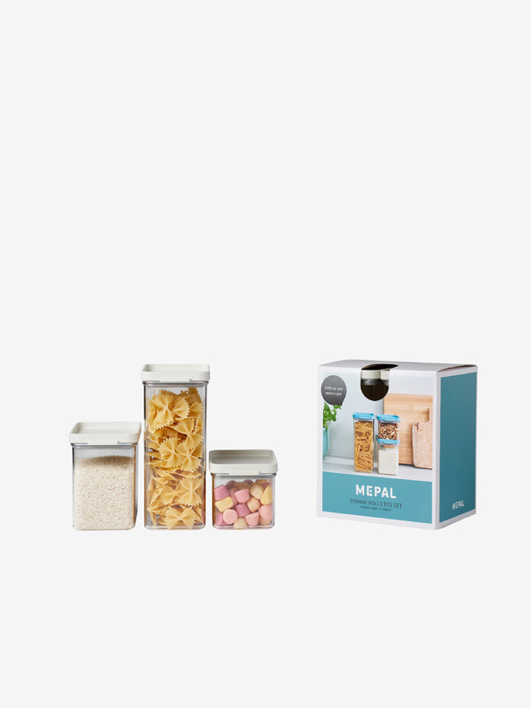 Mepal Mepal Omnia Nordic White ételtartó edénykészlet (3 db)