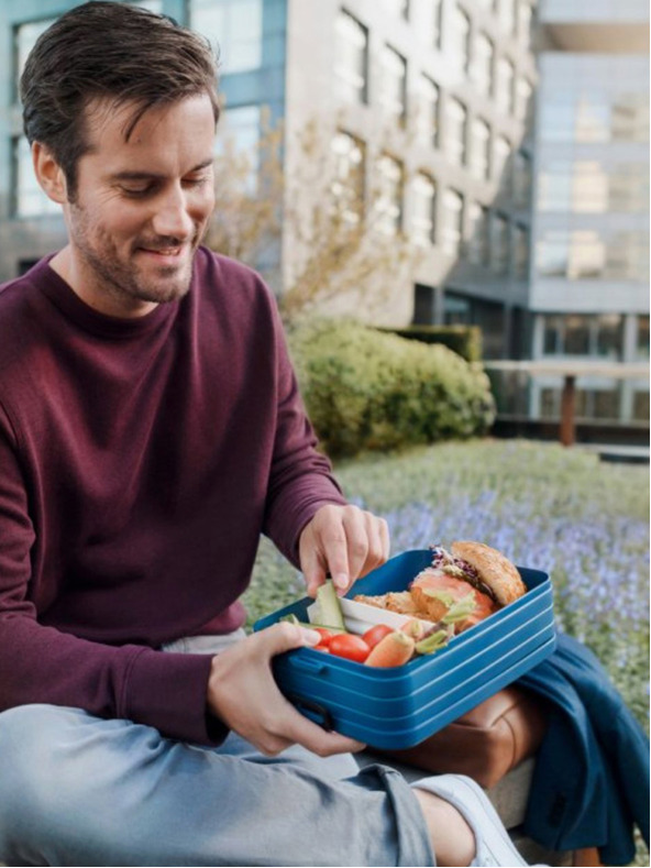 Mepal Sötét rózsaszín ételtartó doboz Mepal Bento